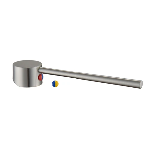 Care Handle Straight Extended Brushed Nickel Suits 35mm [285872]