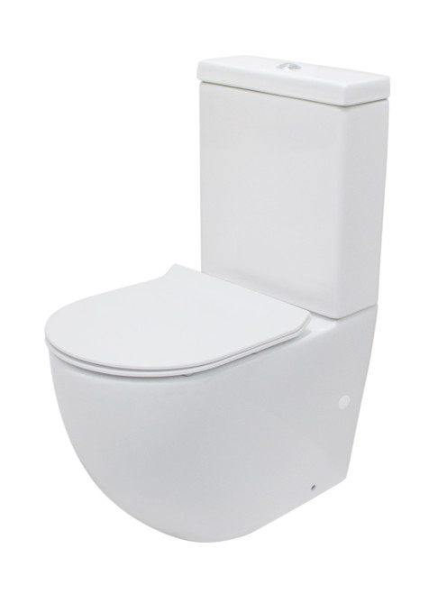 Winton Back To Wall Comfort Height Toilet Suite Slim Seat [289076]