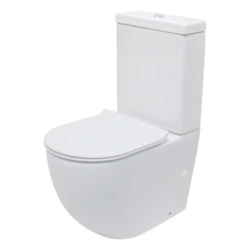Winton Back to Wall Comfort Height Toilet Suite Slim Seat [289076]