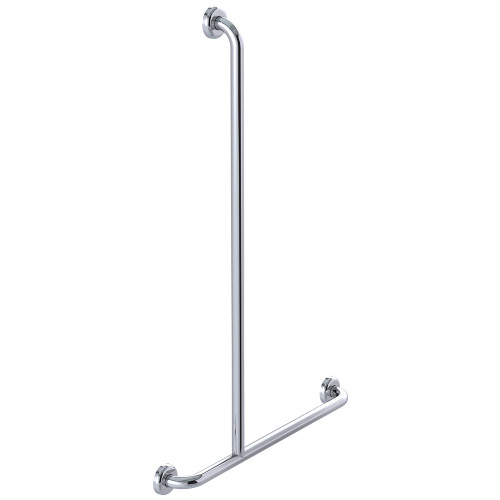Grab Rail Clam Flange Inverted "T" 700mm x 1100mm Polish Supreme Left Hand [287590]