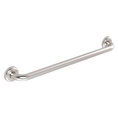 Grab Rail Clam Flange Straight 600mm Brushed Stainless [287570]
