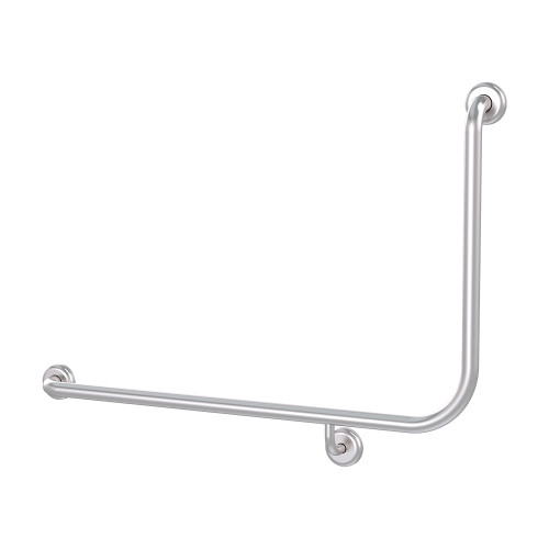 Grab Rail Bariatric 960mm x 600mm Brushed Stainless Left Hand [288190]