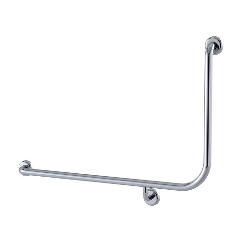 Grab Rail Bariatric 960mm x 600mm Polish Stainless Steel Left Hand [288200]