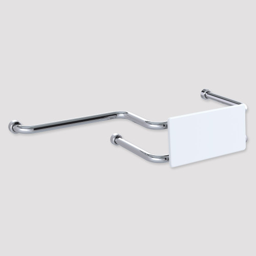 Backrest Wall Mounted with 450mm side extension Hygenic Seal Polish Supreme [288220]