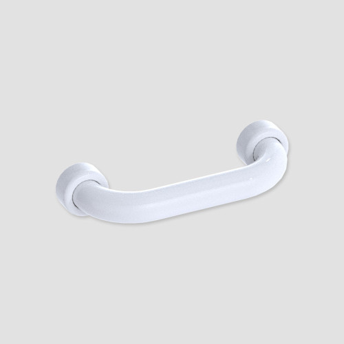 Grab Rail Hygenic Seal Straight 200mm Antimicrobial White [288004]