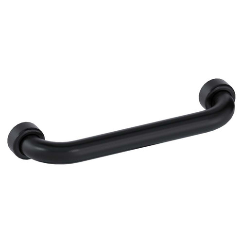 Grab Rail Hygenic Seal Straight 300mm Matte Black [288324]