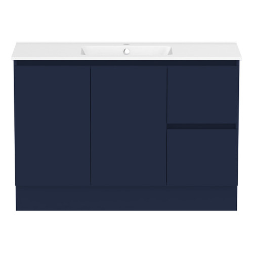 Ascot Floor or Wall Mount Vanity 1200mm 2 Drawer RH 2 Door Oxford [294577]