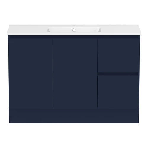 Ascot Floor or Wall Mount Vanity 1200mm 2 Drawer RH 2 Door Oxford [294577]
