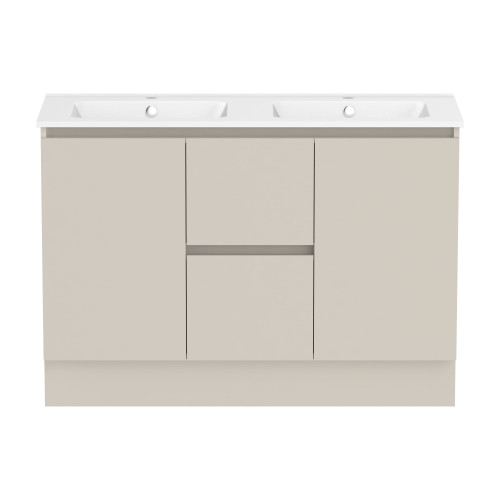 Ascot Floor or Wall Mount Double Vanity 1210mm 2 Draw Centre 2 Door Amaro [294591]