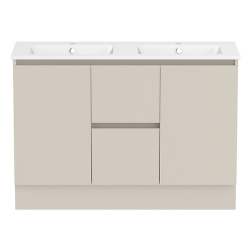 Ascot Floor or Wall Mount Double Vanity 1210mm 2 Draw Centre 2 Door Amaro [294591]