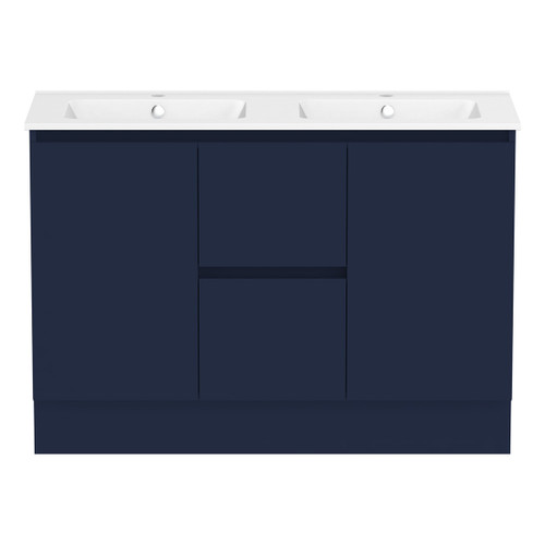 Ascot Floor or Wall Mount Double Vanity 1210mm 2 Draw Centre 2 Door Oxford [294610]