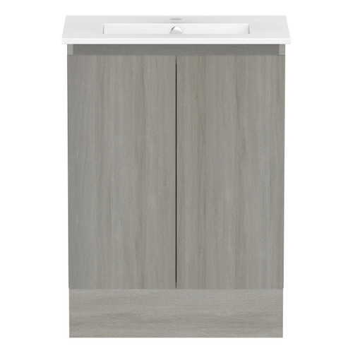 Ascot Floor or Wall Mount Slim Vanity 615mm Palomera Oak [294575]