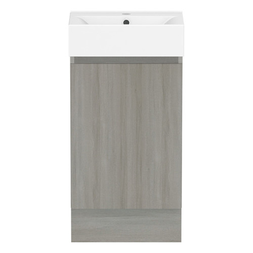 Ascot Floor or Wall Mount Mini Vanity 450mm Palomera Oak [294595]