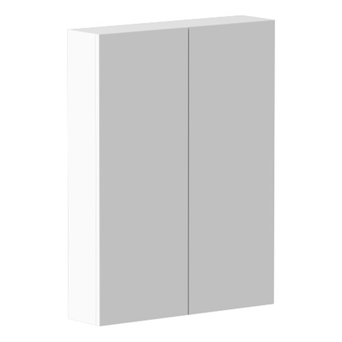 Ascot Mirror Cabinet 600mm Polar White Gloss [294514]