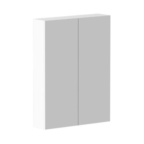 Ascot Mirror Cabinet 600mm Polar White Gloss [294514]