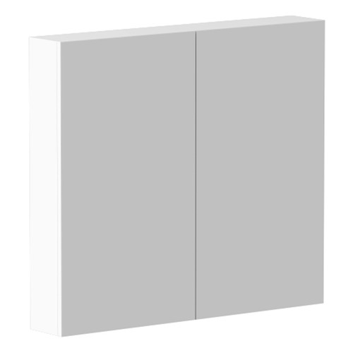 Ascot Mirror Cabinet 900mm Polar White Gloss [294518]