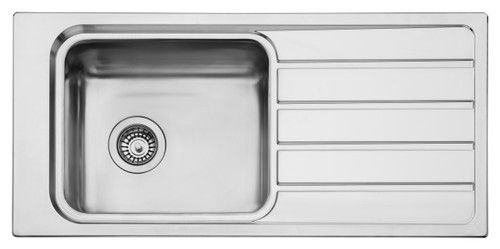 Topmount Single Bowl Care Sink With Drainer No Tap Hole Stainless Steel [293912]