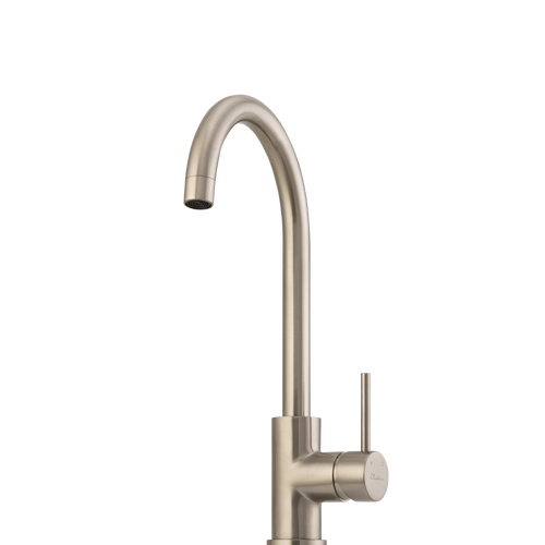 Venice Gooseneck Mixer Brushed Nickel [293917]