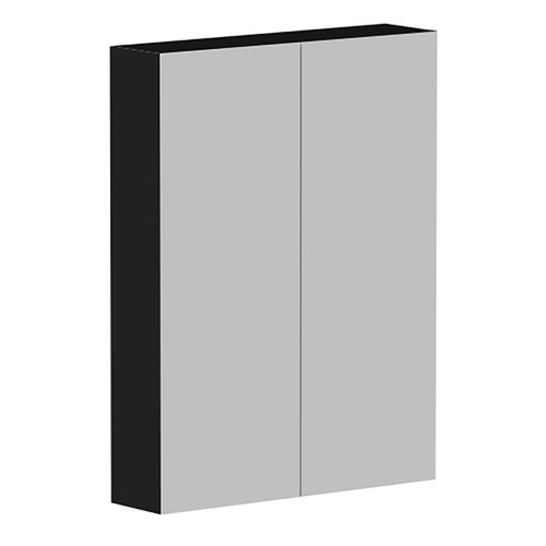 Ascot Mirror Cabinet 600mm Black [294537]