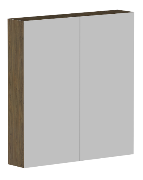 Ascot Mirror Cabinet 750mm Natural Walnut [294534]