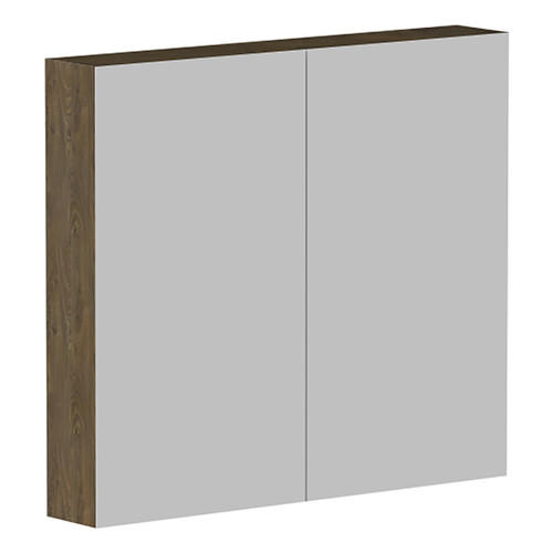 Ascot Mirror Cabinet 900mm Natural Walnut [294527]