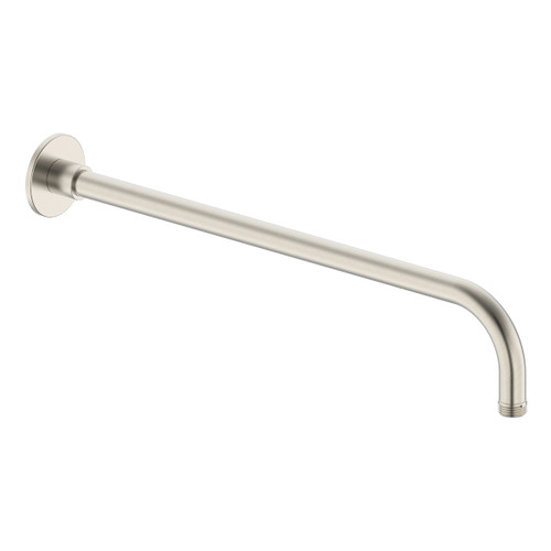 Shower Arm Wall Mount Right Angle Round Rail Brushed Nickel [290634]