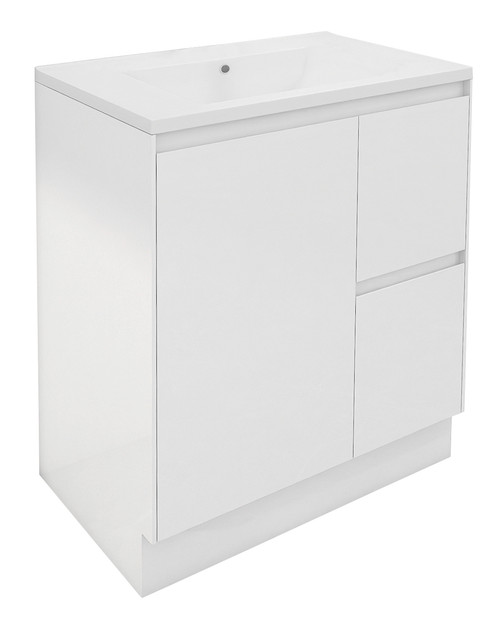 Vanity Floor Standing 2 RH Draw 1 LH Door 750mm [293022]