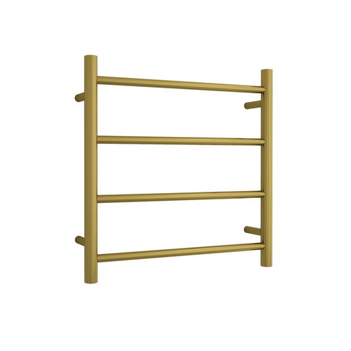 Thermorail Round Ladder Heated Towel Rail Brushed Gold [255133]