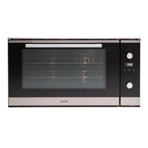 90cm Electric Multifunction Oven Black/Stainless Steel [180068]