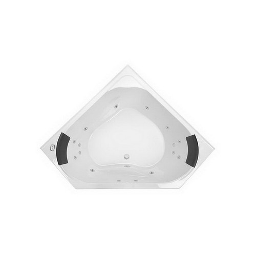 Angelique Island Contour 14-Jet Spa Bath 1465mm High Gloss White [128330]
