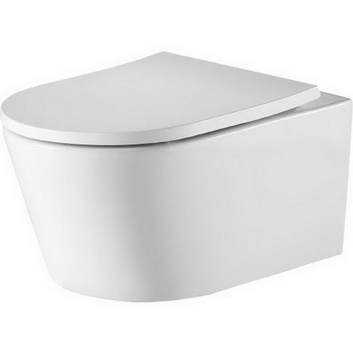 Rimless Pan (Only) Suits Oslo Wall Hung Toilet Suite White [158815]