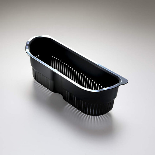 Colander D Shape Suits Nu-Petite Sinks Charcoal [182617]