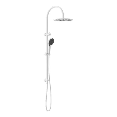 Mecca Twin Shower With Air Shower II Matte White [289714]