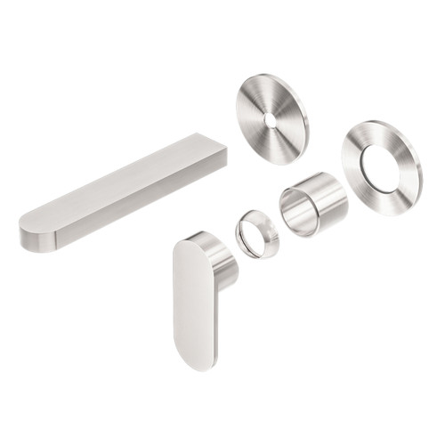 Ecco Wall Basin or Bath Mixer Separate Back Plate (Trim Kit Only) Brushed Nickel [289763]