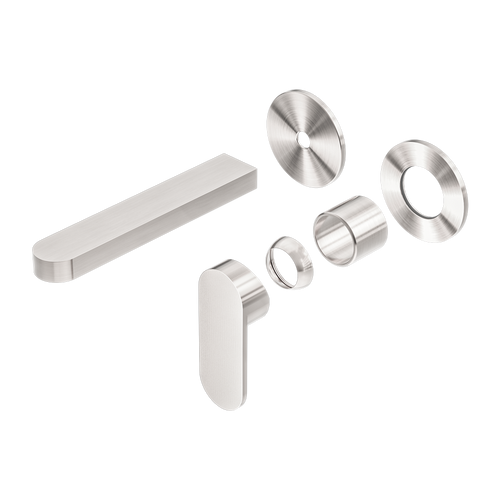 Ecco Wall Basin or Bath Mixer Separate Back Plate (Trim Kit Only) Brushed Nickel [289763]