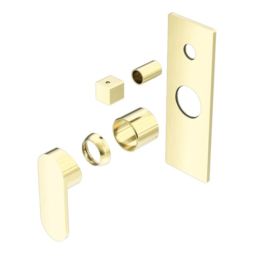 Ecco Shower Mixer with Divertor (Trim Kit Only) Brushed Gold [289702]