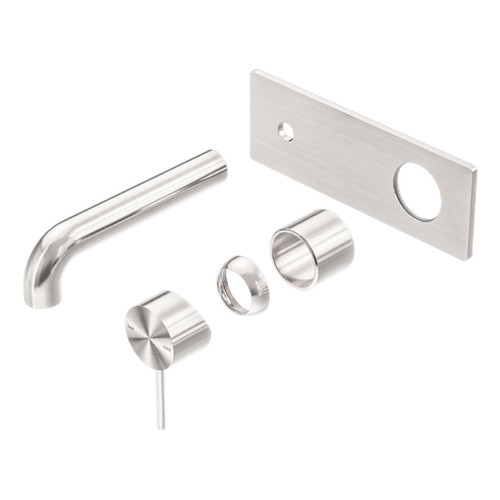Mecca Wall Basin or Bath Mixer 185mm (Trim Kit Only) Brushed Nickel [289901]