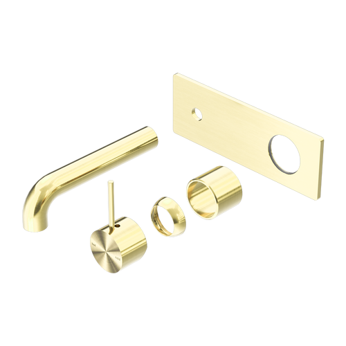 Mecca Wall Basin or Bath Mixer Handle Up 120mm (Trim Kit Only) Brushed Gold [289918]