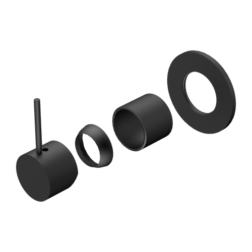 Mecca Shower Mixer Handle Up (Trim Kit Only) Matte Black [289864]