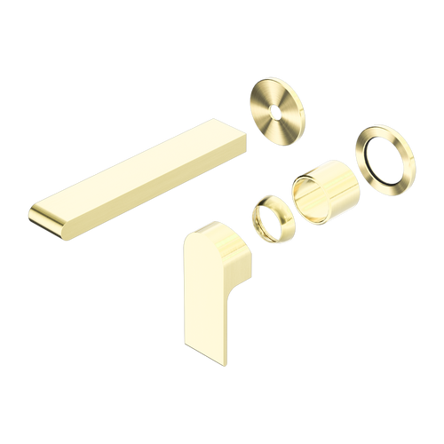 Bianca Wall Basin or Bath Mixer 187mm Separate Back Plate (Trim Kit Only) Brushed Gold [289803]