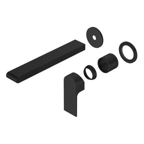 Bianca Wall Basin or Bath Mixer 230mm Separate Back Plate (Trim Kit Only) Matte Black [289823]