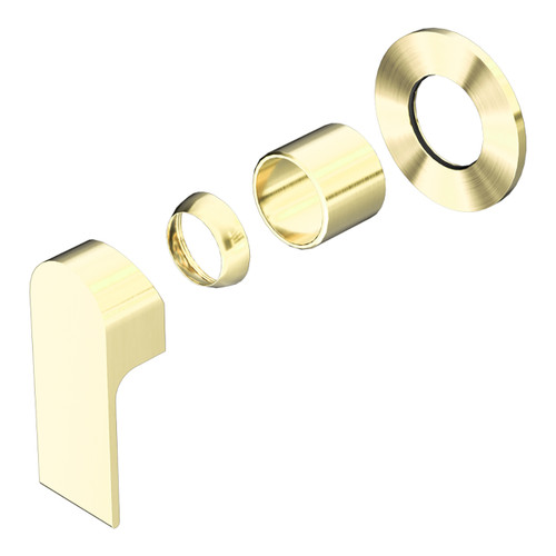 Bianca Shower Mixer with Round Plate (Trim Kit Only) Brushed Gold [289865]