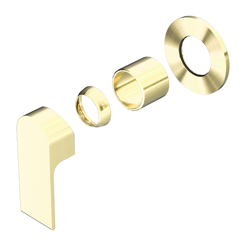 Bianca Shower Mixer with Round Plate (Trim Kit Only) Brushed Gold [289865]