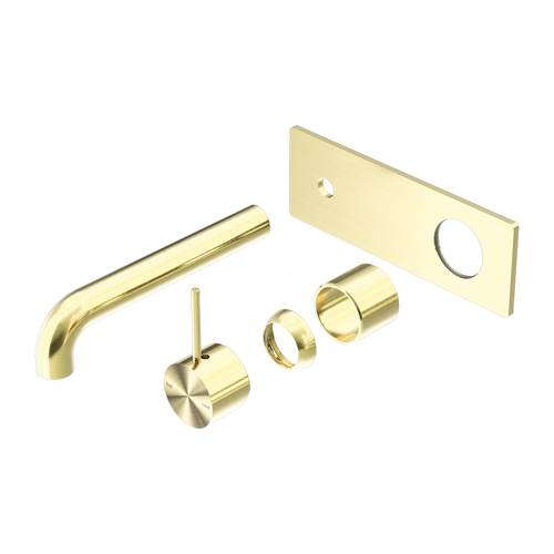 Mecca Wall Basin or Bath Mixer Handle Up 185mm (Trim Kit Only) Brushed Gold [290074]