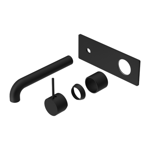 Mecca Wall Basin or Bath Mixer Handle Up 185mm (Trim Kit Only) Matte Black [289974]