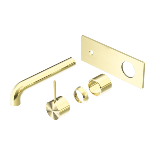 Mecca Wall Basin or Bath Mixer Handle Up 230mm (Trim Kit Only) Brushed Gold [290063]