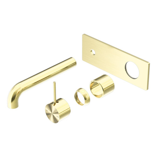 Mecca Wall Basin or Bath Mixer Handle Up 230mm (Trim Kit Only) Brushed Gold [290063]