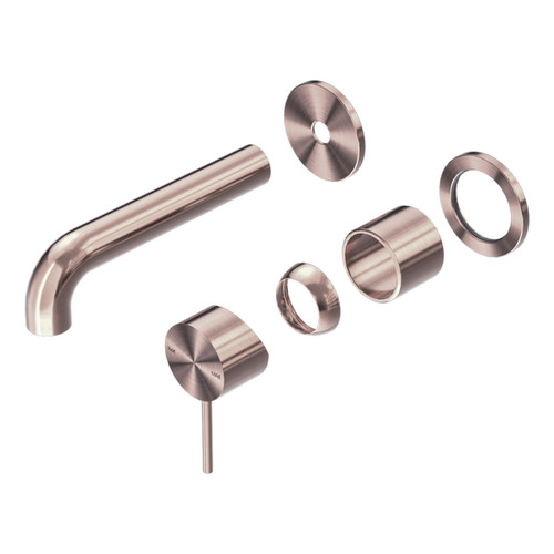 Mecca Wall Basin or Bath Mixer Separate Back Plate 120mm (Trim Kit Only) Brushed Bronze [289984]