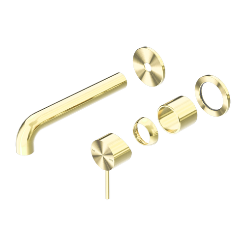 Mecca Wall Basin or Bath Mixer Separete Back Plate 185mm (Trim Kit Only) Brushed Gold [290102]