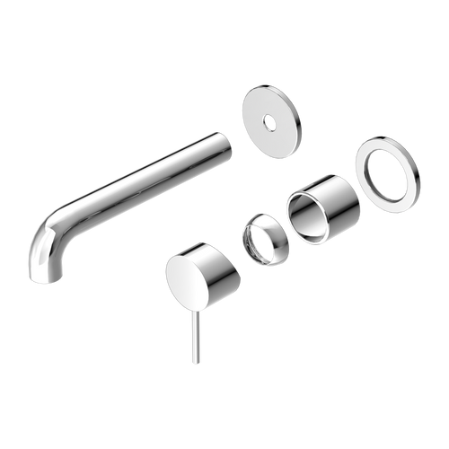 Mecca Wall Basin or Bath Mixer Separete Back Plate 185mm (Trim Kit Only) Chrome [290035]